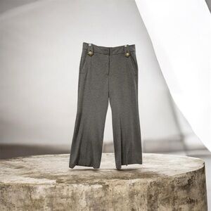 WHITHE HOUSE Black Market Black and White Wide Leg Pants